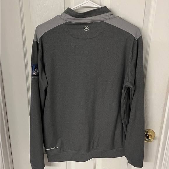 Peter Millar Light Gray Quarter-Zip Pullover - Picture 7 of 11